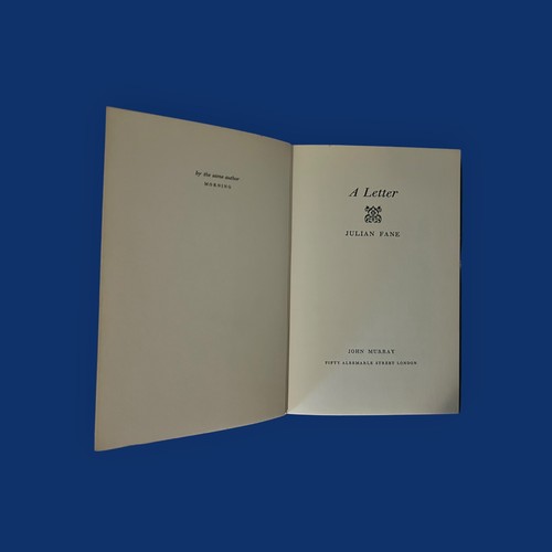 Letter julian fane - a,