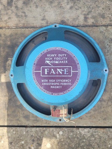 Fane inch vintage speaker - fane,
