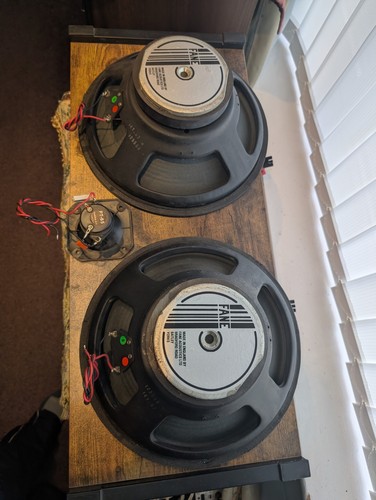 Fane guitar speakers - fane, drivers